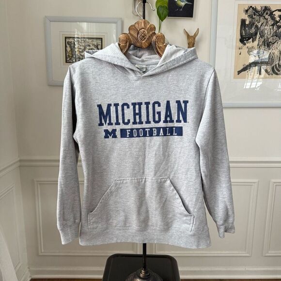 Delta University of Michigan Football Hoodie Sweatshirt S - Picture 2 of 6